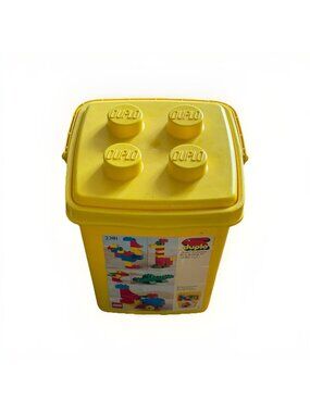 VTG LEGO DUPLO PreSchool Basic Building Set 2381 INCOMPLETE SEE PICTURES